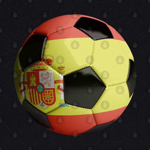 Spain Soccer Ball by reapolo